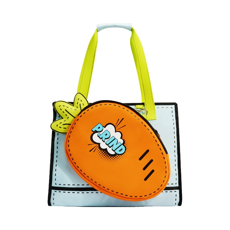 推荐商品：【 南京萝卜联名款】浦锐 可爱便携可调节斜挎手提式多功能健身旅游时尚潮流舒适耐用单肩包羽毛球拍包球包