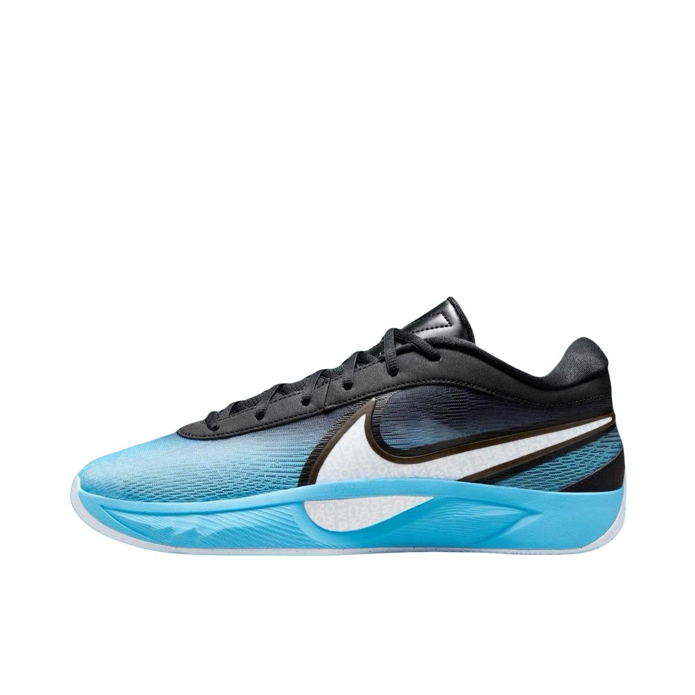 推荐商品：Nike Giannis Freak 6 字母哥6代 篮球鞋 抗扭抓地缓震回弹防滑耐磨舒适百搭时尚训练 低帮/蓝色/黑色