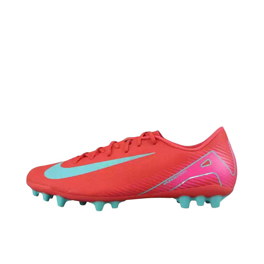 推荐商品：Nike Mercurial Vapor 16 Academy AG 足球鞋 中端胶质短钉人造草地防滑耐磨 红色