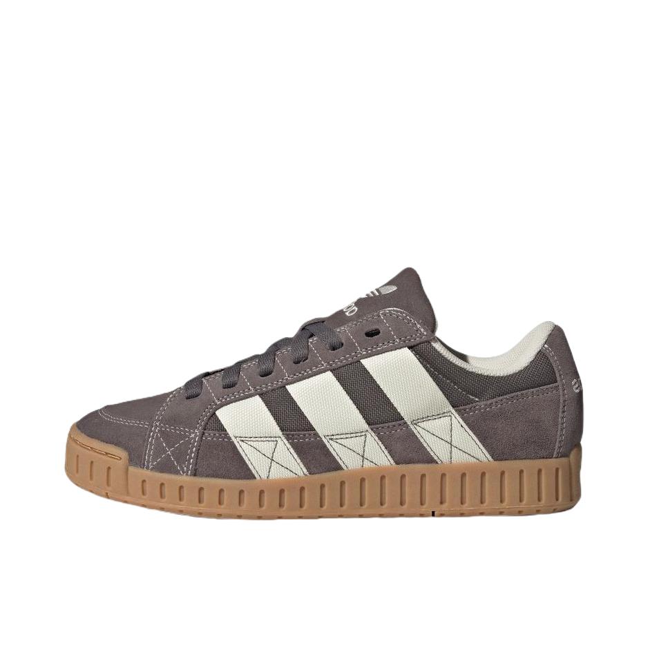 推荐商品：adidas Originals LWST 板鞋 减震透气防滑耐磨复古时尚柔和风圆头 木炭灰/乳白色/树脂黄