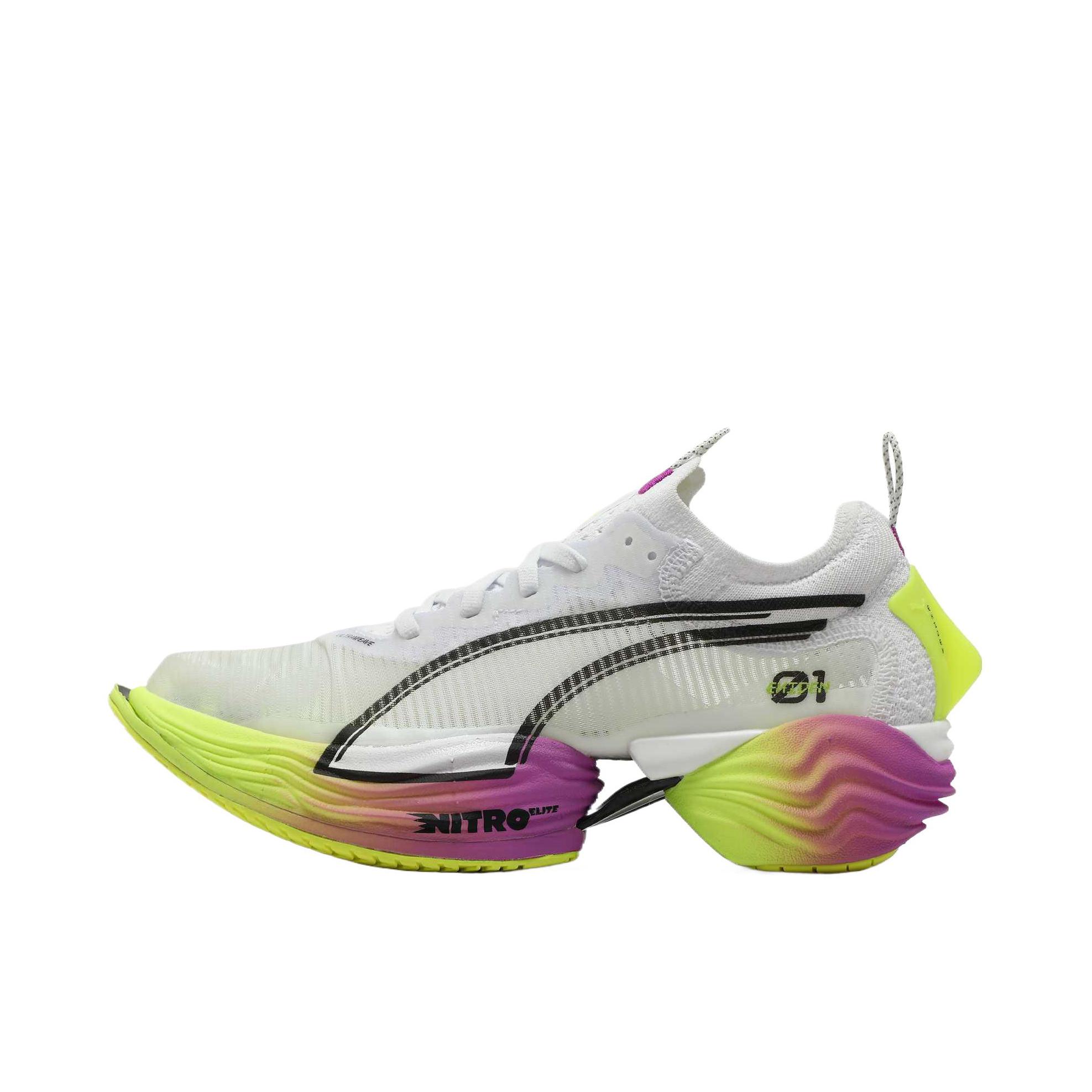 推荐商品：Puma/彪马 Fast-R Nitro Elite 2 异爪2 氮气科技 碳板 回弹 马拉松 支撑 织物 跑鞋 女款/白色