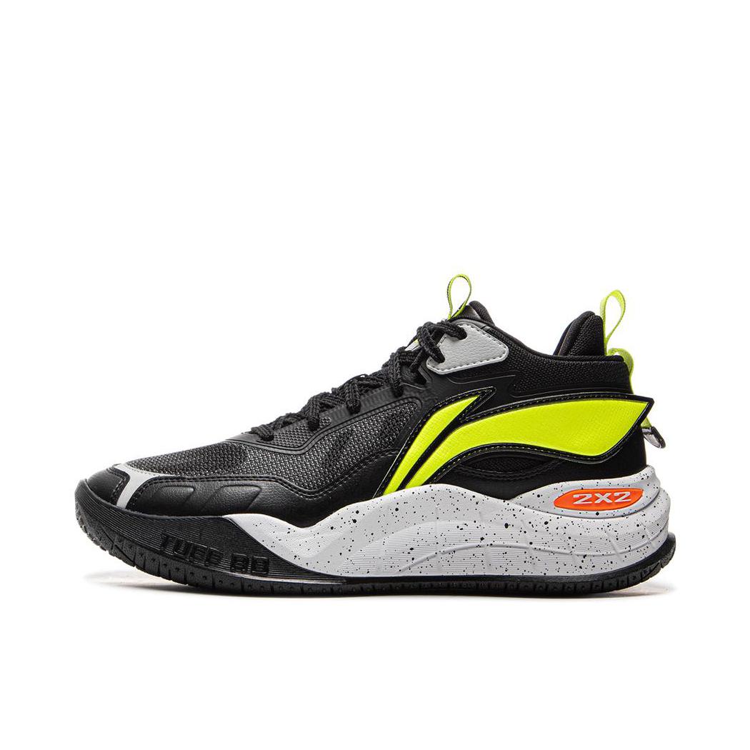 推荐商品：李宁 疆域V2 儿童篮球鞋 耐磨防滑回弹圆头增高轻质缓震稳定支撑抗冲击 大童/黑色