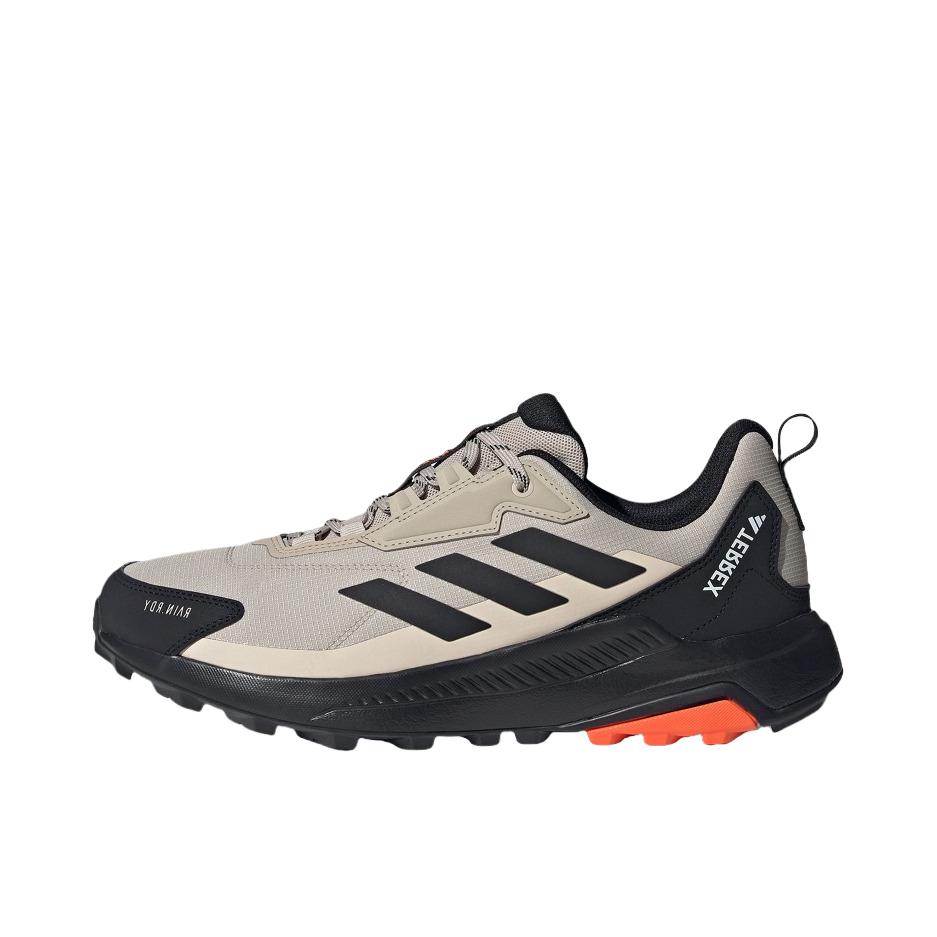 推荐商品：adidas  Anylander  R.RDY  防滑 防水 低帮 系带  户外鞋 浅褐色/黑色/半冲击橙