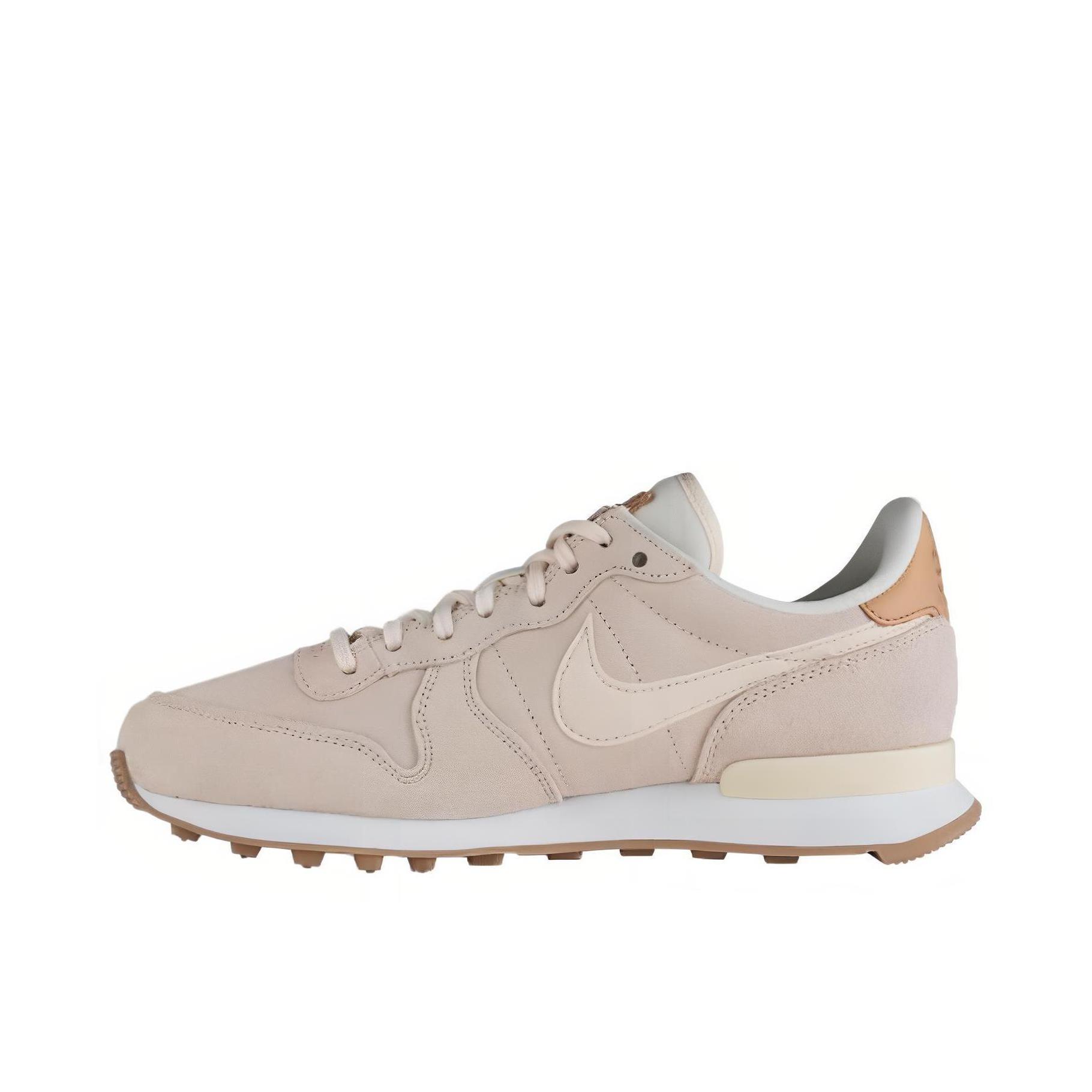 推荐商品：Nike Internationalist 运动休闲鞋 时尚复古轻便透气舒适减震防滑耐磨低帮 女款/米色
