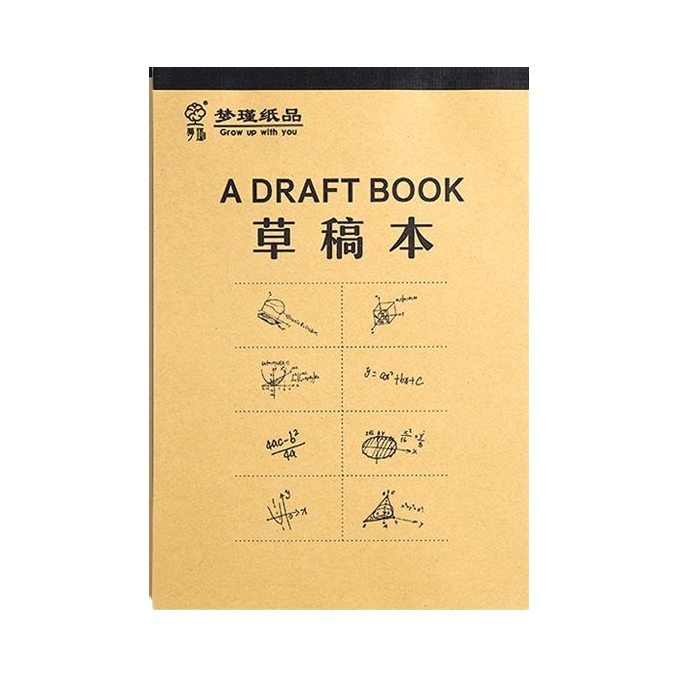 推荐商品：梦瑾 16K 加厚款 草稿本 学生护眼演算纸