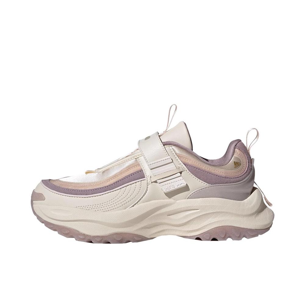 推荐商品：adidas Maxxwavy Extreme 轻运动 增高 厚底 织物 耐磨 老爹鞋 女款/米色/紫色/肉色 