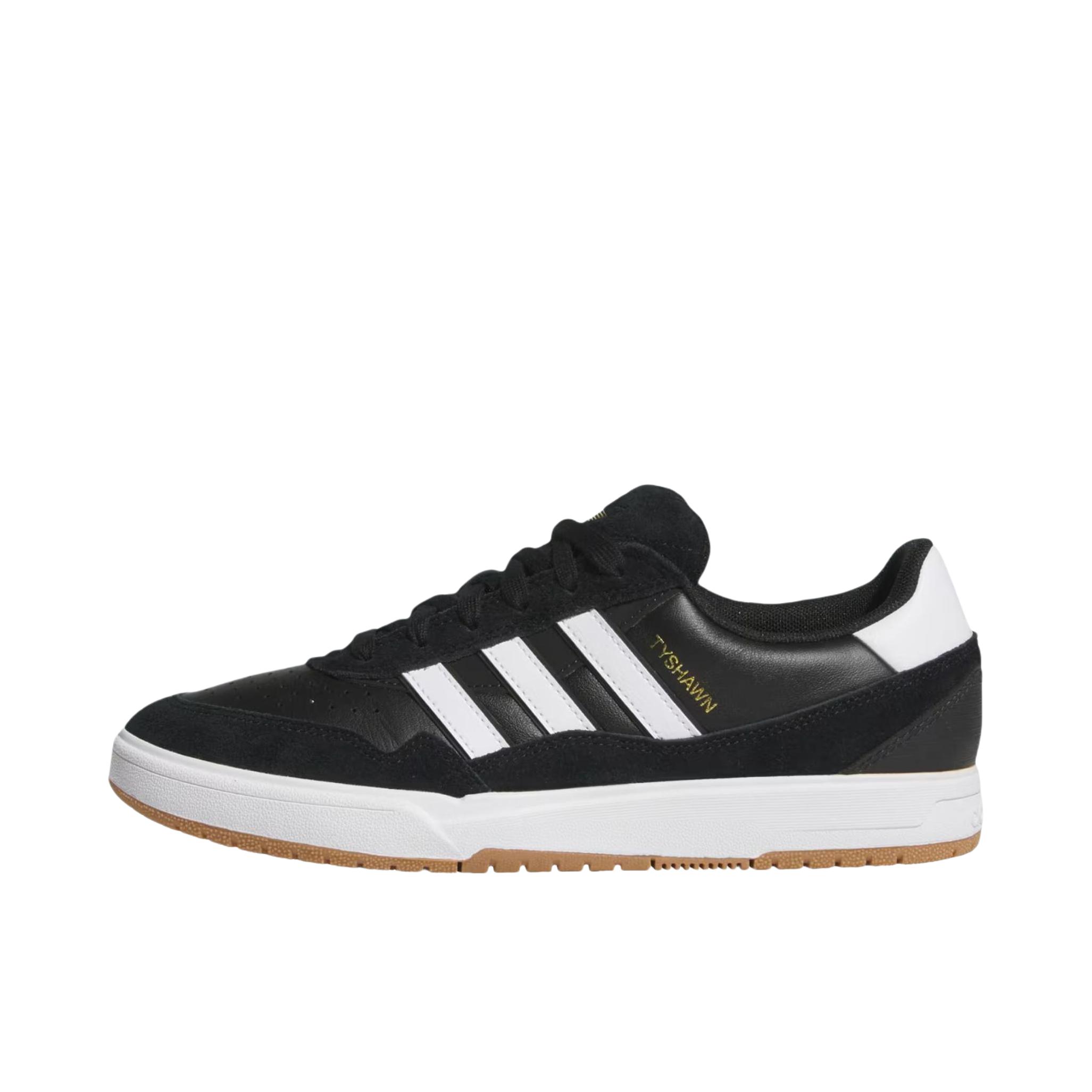 推荐商品：adidas Originals Tyshawn II 板鞋 时尚舒适百搭防滑耐磨支撑贴合 黑色/白色/树脂黄