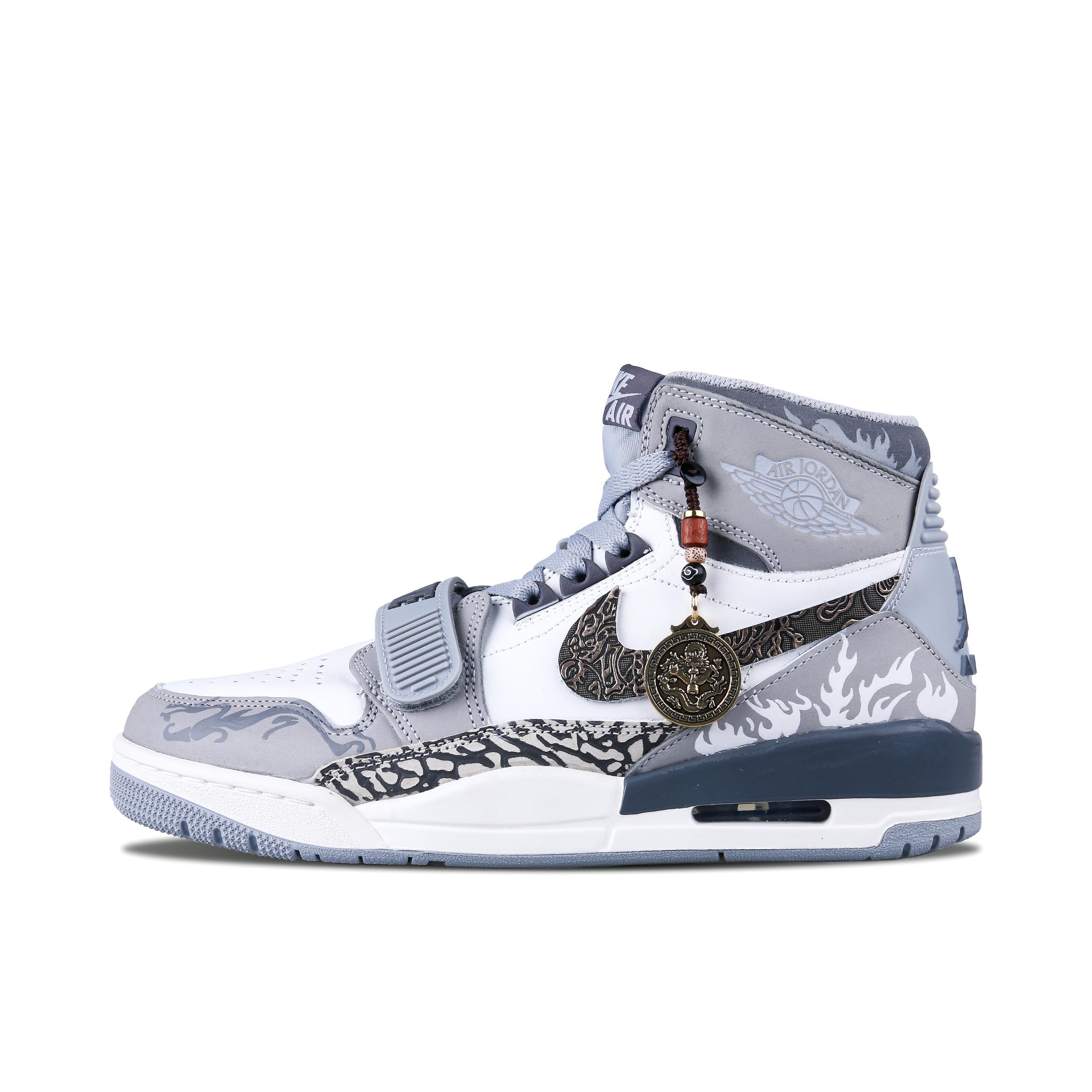 推荐商品：【定制球鞋】Air Jordan Legacy 312 运动休闲鞋 减震透气轻便耐磨增高防水支撑防滑复古美式经典做旧 焱崎