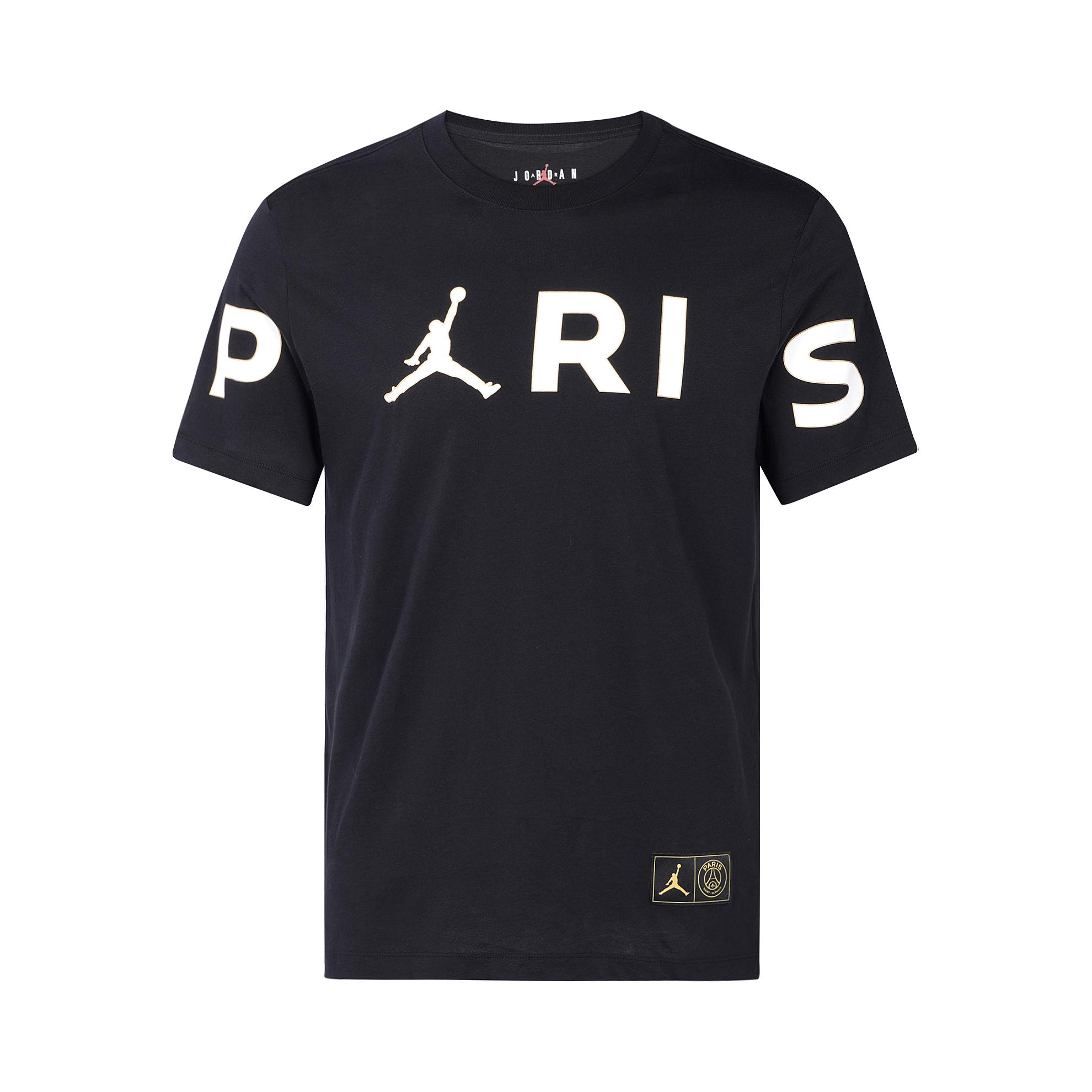 Jordan Brand 巴黎圣日耳曼WORDMARK圆领短袖T恤 男女同款 CK9786