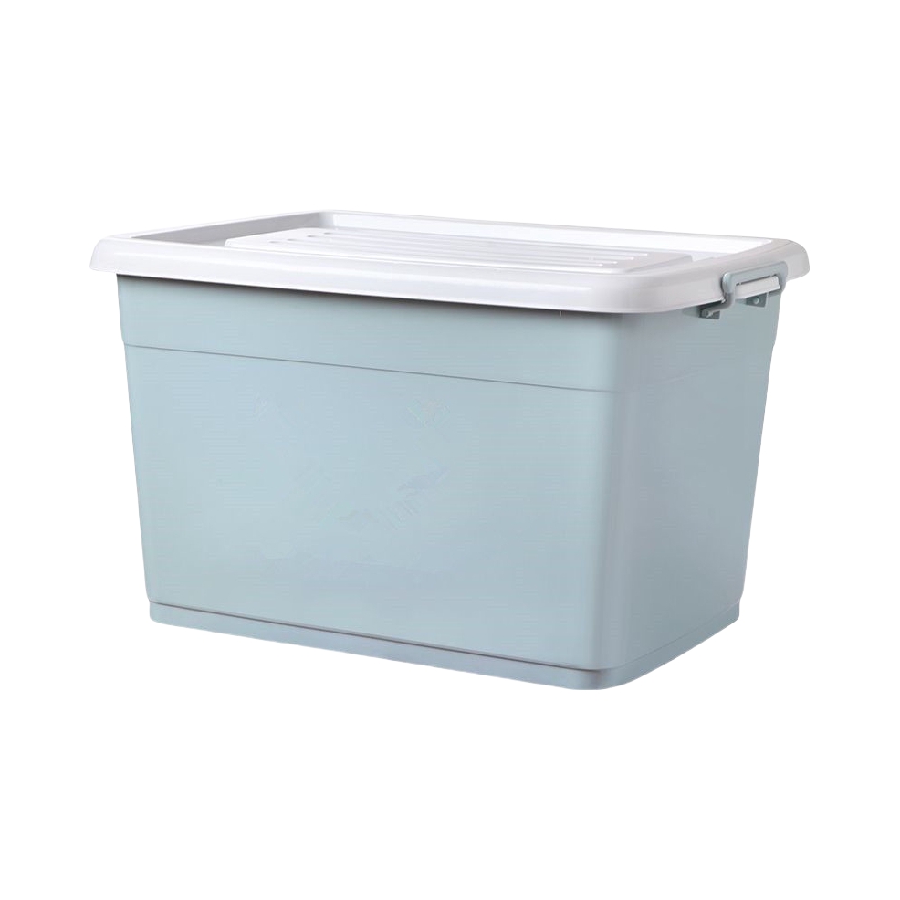 推荐商品：汇都 塑料 带盖 收纳筐收纳箱