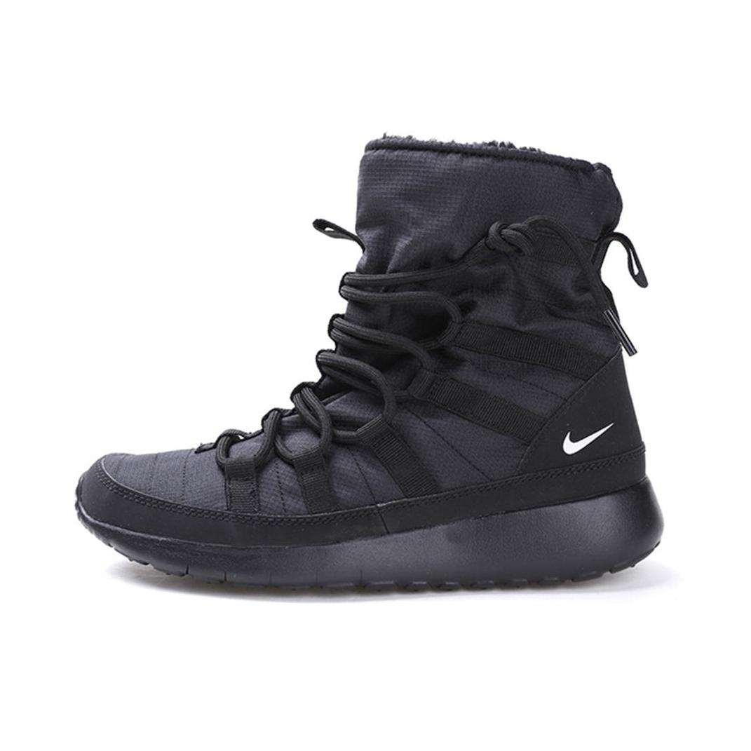 推荐商品：Nike Roshe One 运动休闲鞋 缓震防滑耐磨舒适透气轻便网面低帮圆头 Black/Metallic Silver 黑白Hi