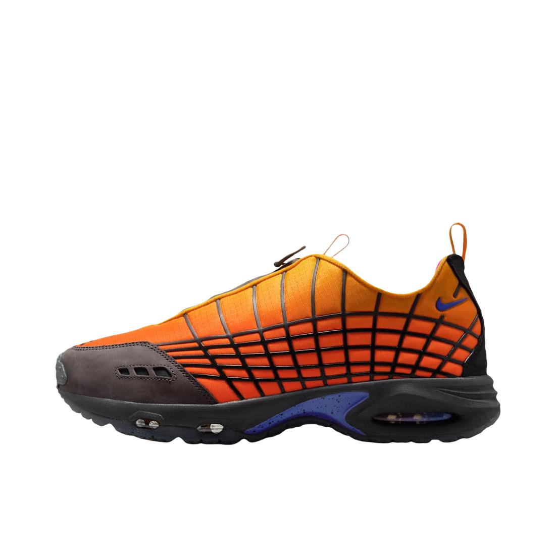推荐商品：Nike Air Max SNDR 跑鞋 潮流百搭舒适透气防滑耐磨缓震回弹轻便支撑织物低帮贴合 橙色/紫色 