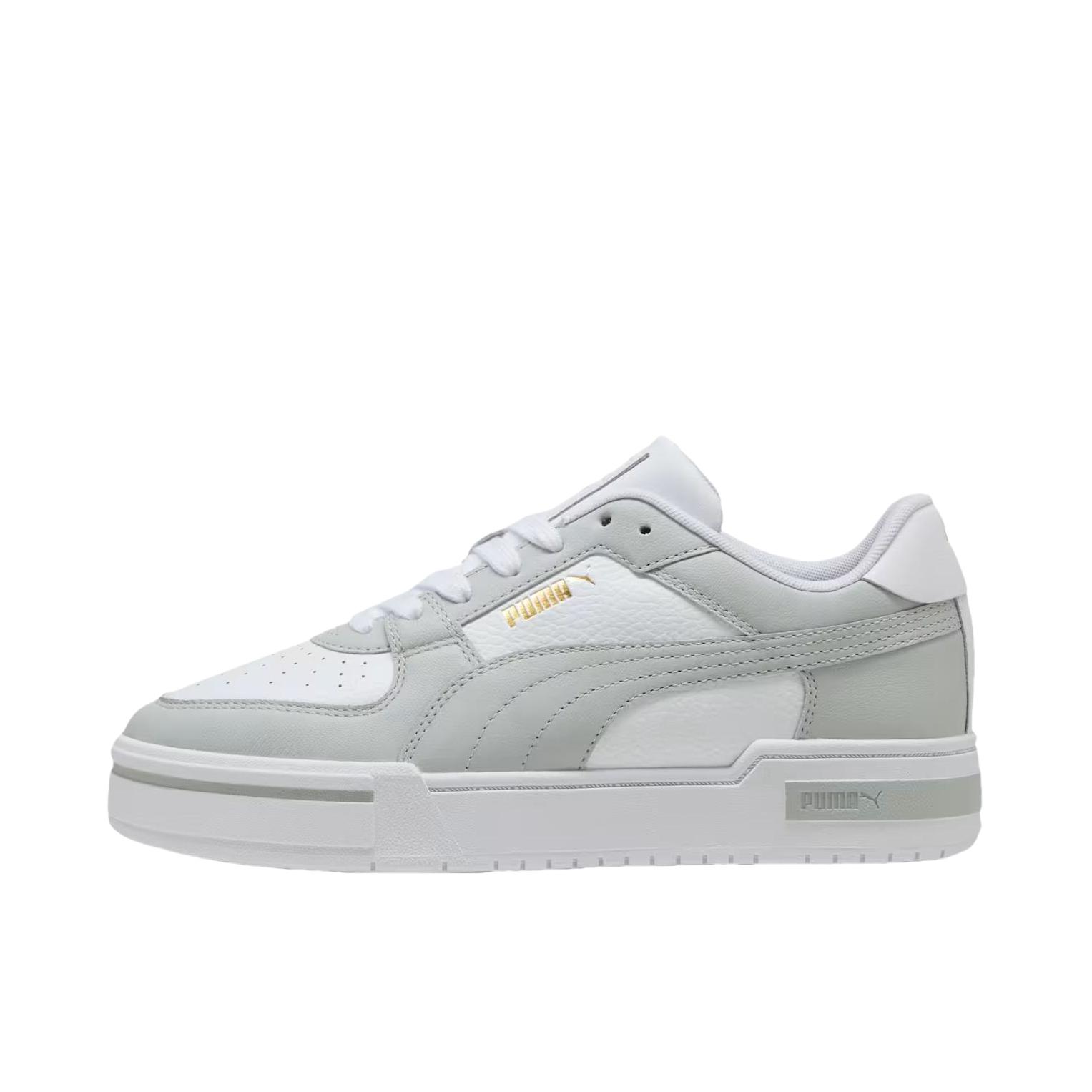 推荐商品：Puma/彪马 Ca Pro Classic 板鞋 舒适透气防滑耐磨厚底百搭复古时尚网球风拼接 低帮/灰色/白色