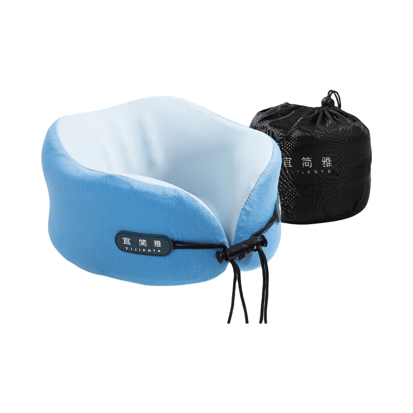 推荐商品：宜简雅 便携款 记忆棉 U型枕 旅行汽车出差办公室护颈