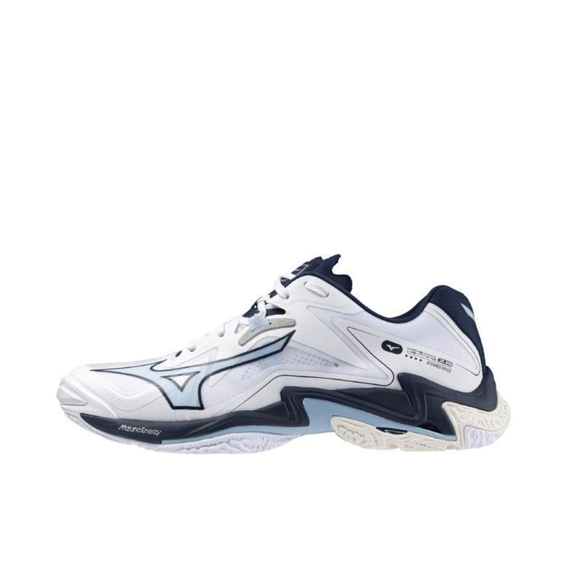 推荐商品：Mizuno/美津浓 Wave Lightning Z8 日潮 缓震轻盈 防滑耐磨 舒适运动 排球鞋 白色