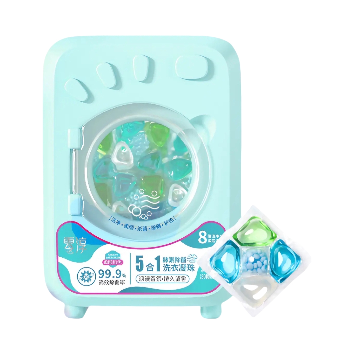 推荐商品：零淳 5合1酵素除菌洗衣凝珠