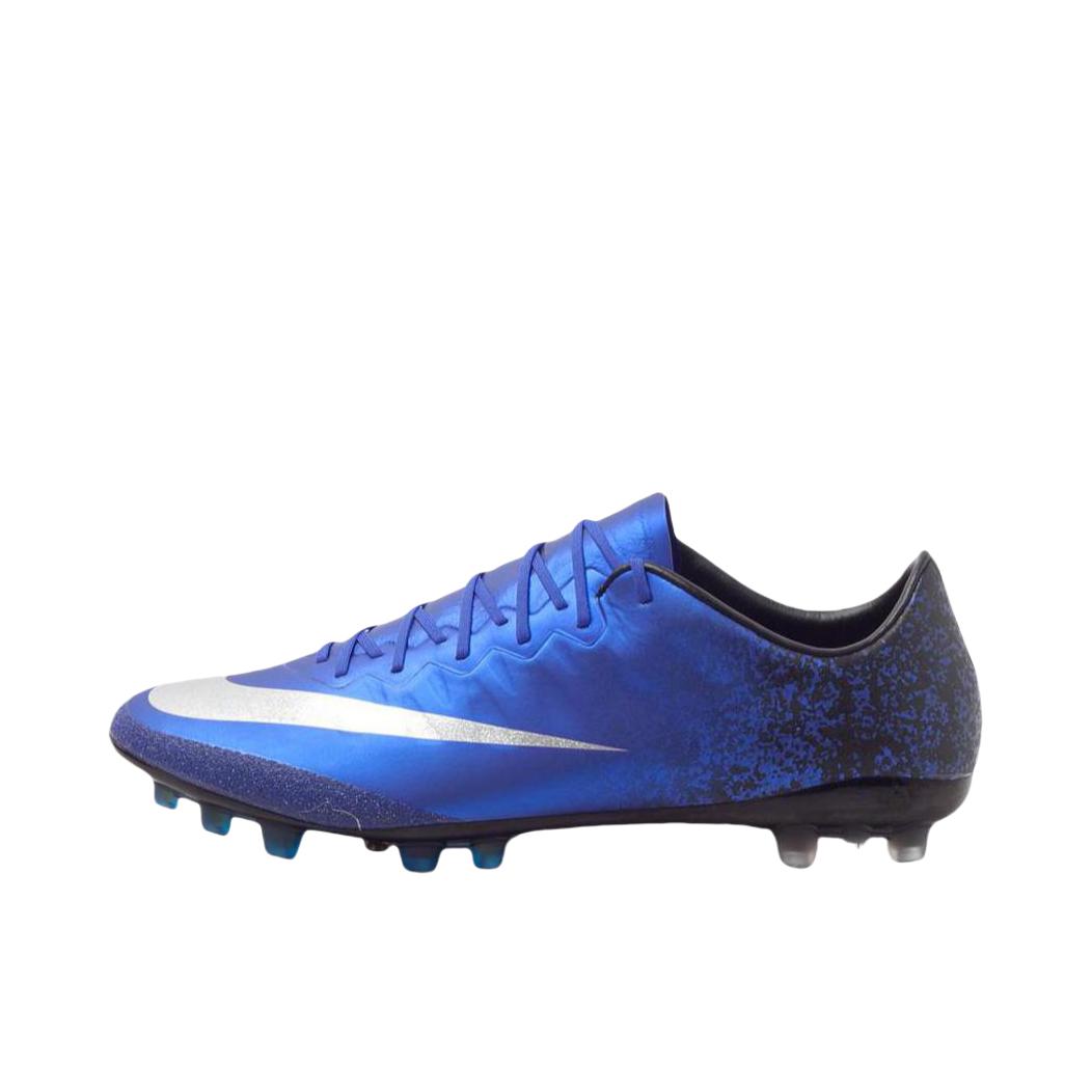 推荐商品：Nike Mercurial Vapor 10 FG 顶级 长钉 硬天然草场 人造草地 足球鞋 Deep RoyalBlue/Metallic Silver/Racer Blue/Black 黑蓝色