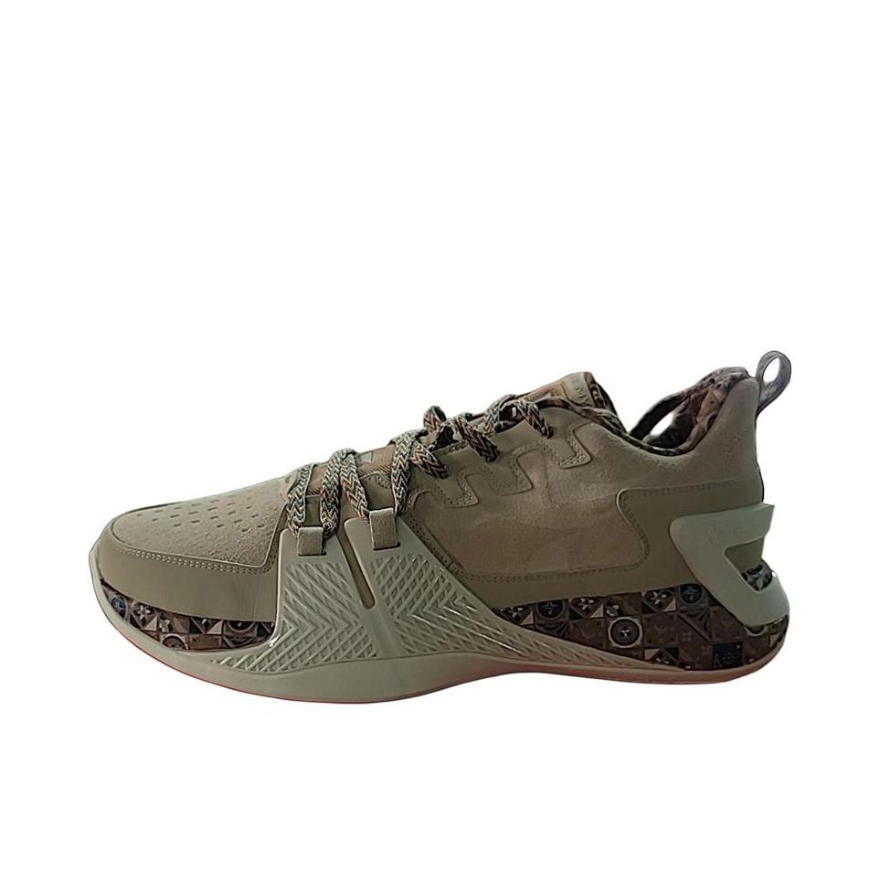 推荐商品：特步 林书豪二代 JLIN2 防滑耐磨 缓震透气 支撑 包裹性 实战 篮球鞋 黏土色