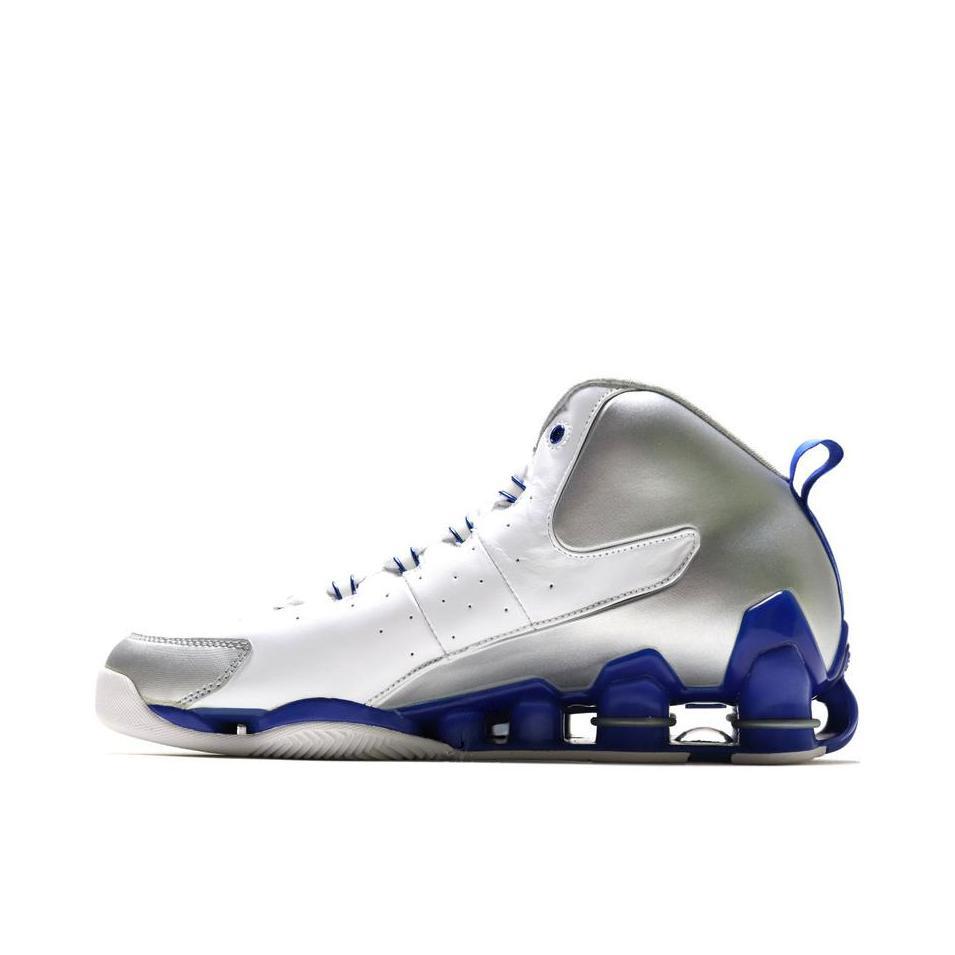 推荐商品：Nike Shox VC 3 卡特3 减震防滑 篮球鞋 White Silver Blue 白蓝