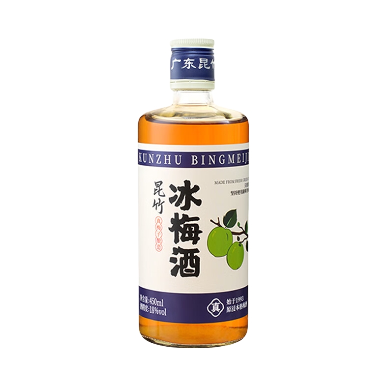推荐商品：昆竹牌 冰梅酒 18%vol 瓶装