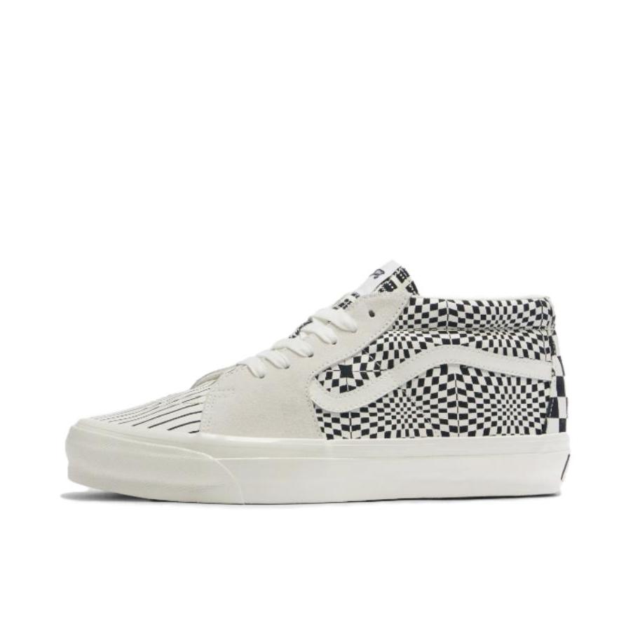 推荐商品：Vans/范斯 Premium TDCSports 73 板鞋 褶皱低帮系带防滑耐磨舒适轻便时尚复古 白色/黑色