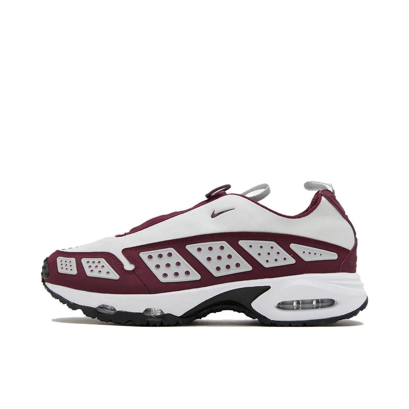 推荐商品：Nike Air Max SNDR 跑鞋 潮流百搭舒适透气防滑耐磨缓震回弹轻便支撑织物低帮贴合 红色/灰色