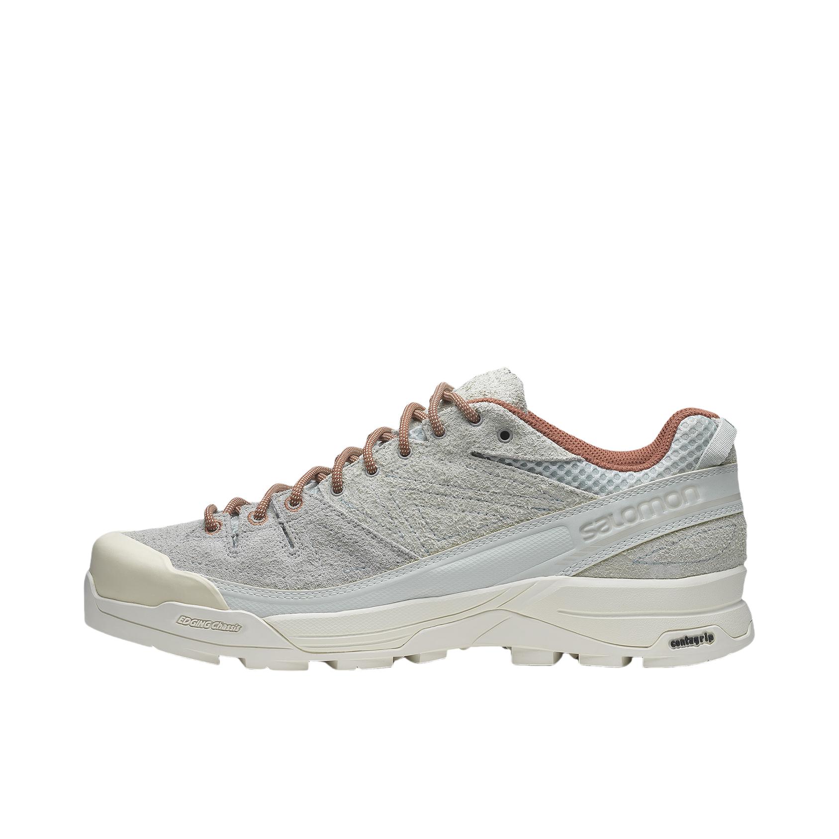推荐商品：Salomon/萨洛蒙 X-ALP SUEDE 百搭 耐磨 低帮 厚底 跑鞋 低帮/浅灰色