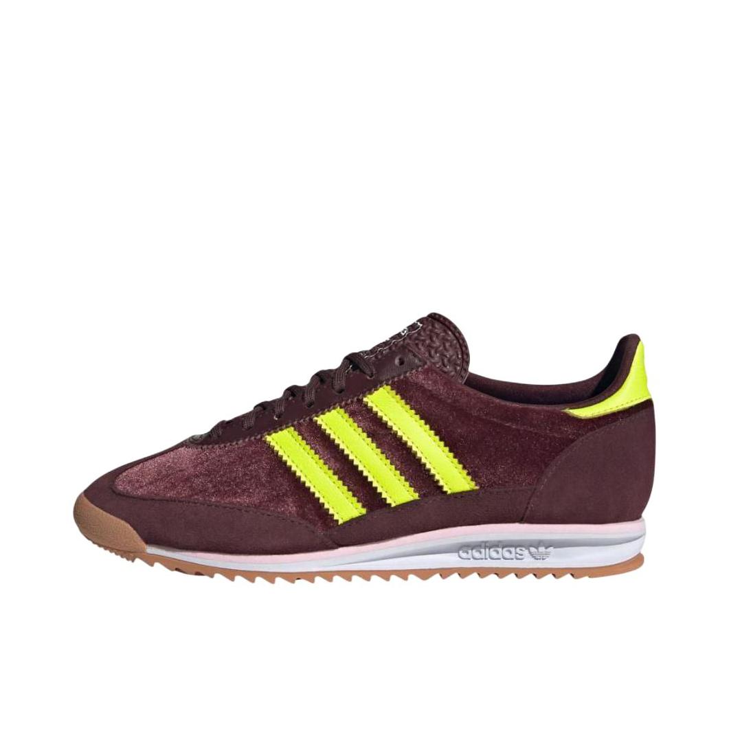 推荐商品：【马思纯同款】 adidas Originals SL 72 T头鞋 德训鞋 运动休闲鞋 轻便防滑耐磨透气舒适简约复古 红色/棕色