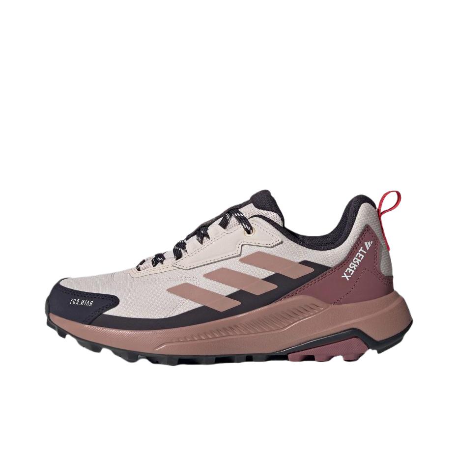 推荐商品：adidas  Anylander  R.RDY  防滑 防水 低帮 系带  户外鞋 女款/紫粉/陶土色/硫磺色