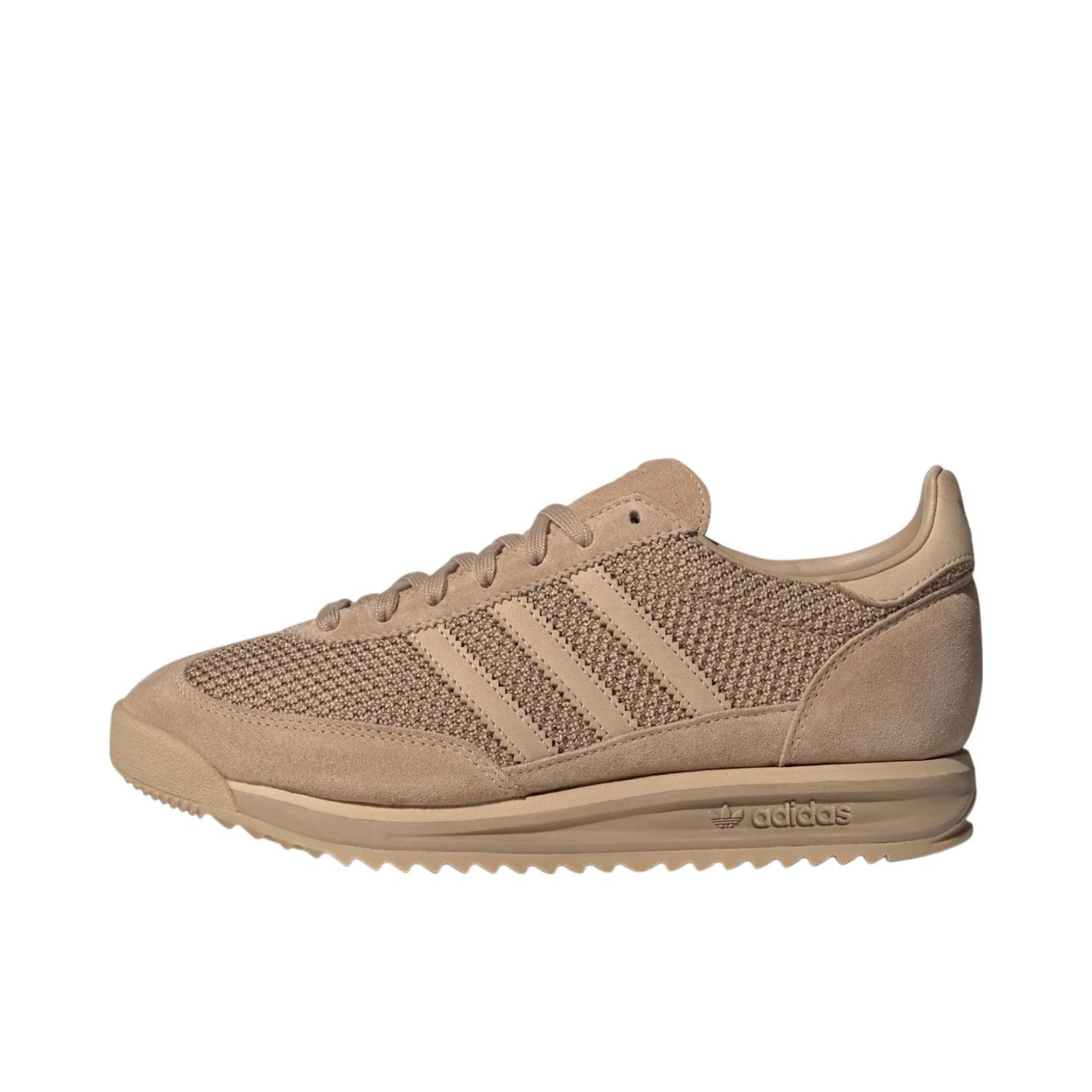 推荐商品：【马思纯同款】 adidas Originals SL 72 T头鞋 德训鞋 运动休闲鞋 轻便防滑耐磨透气舒适简约复古 深棕色