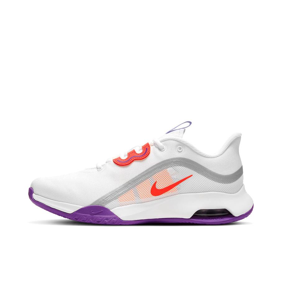 推荐商品：Nike Air Max Volley 耐磨 防滑 轻便 透气 织物 网球鞋 女款/白色/红色/紫色