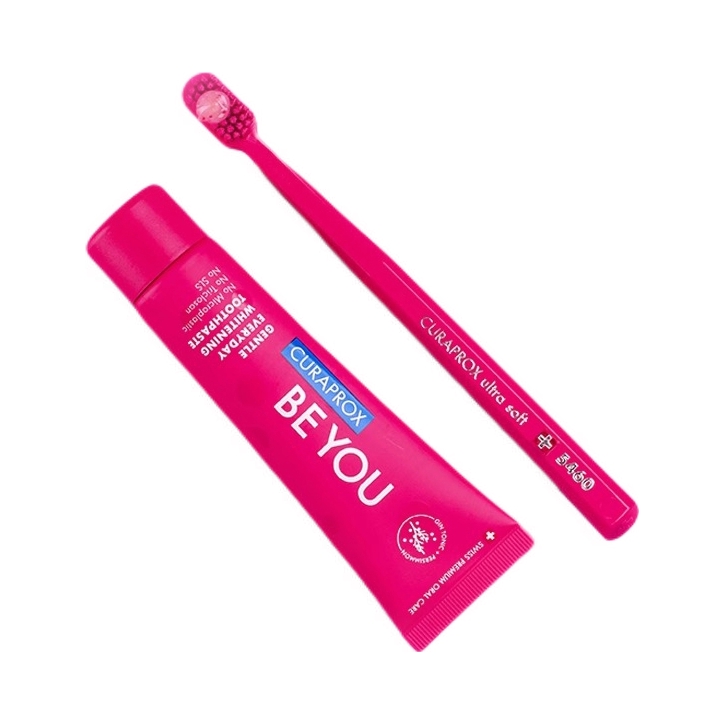 推荐商品：【旅行装】Curaprox/科瑞宝士 固齿护龈口腔护理套装 清新口气