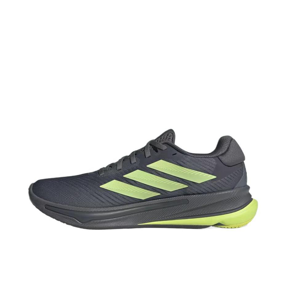 推荐商品：adidas Supernova Ease 跑鞋 缓震回弹防滑耐磨轻便透气时尚百搭慢跑支撑随心畅跑 灰色/绿色  