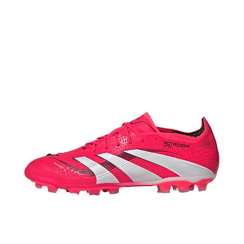 推荐商品：adidas Predator League 2G/3G AG 中端 胶质短钉 人造草皮 柔软耐磨防滑 足球鞋 红色/白色