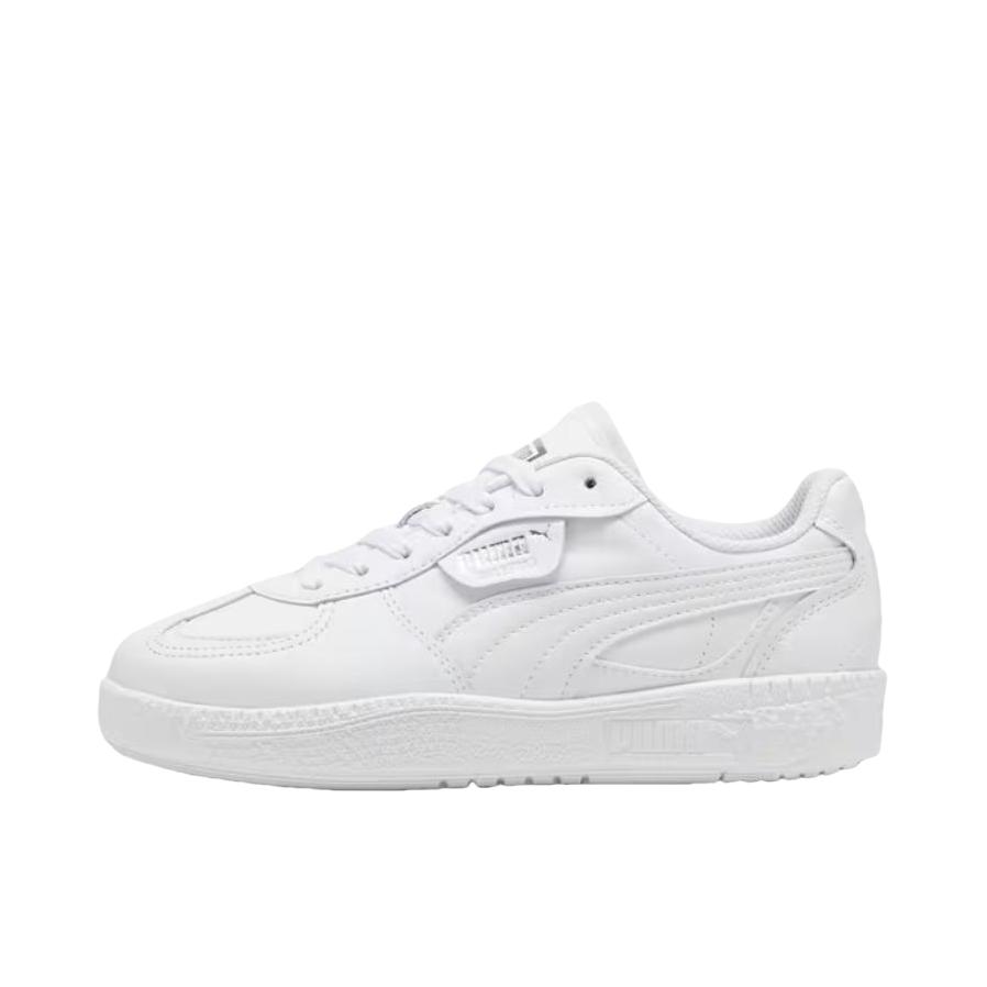 推荐商品：Puma/彪马 Palermo Moda Elevated Wns 运动休闲鞋 防滑耐磨舒适平底奶油感增高薄底 白色  