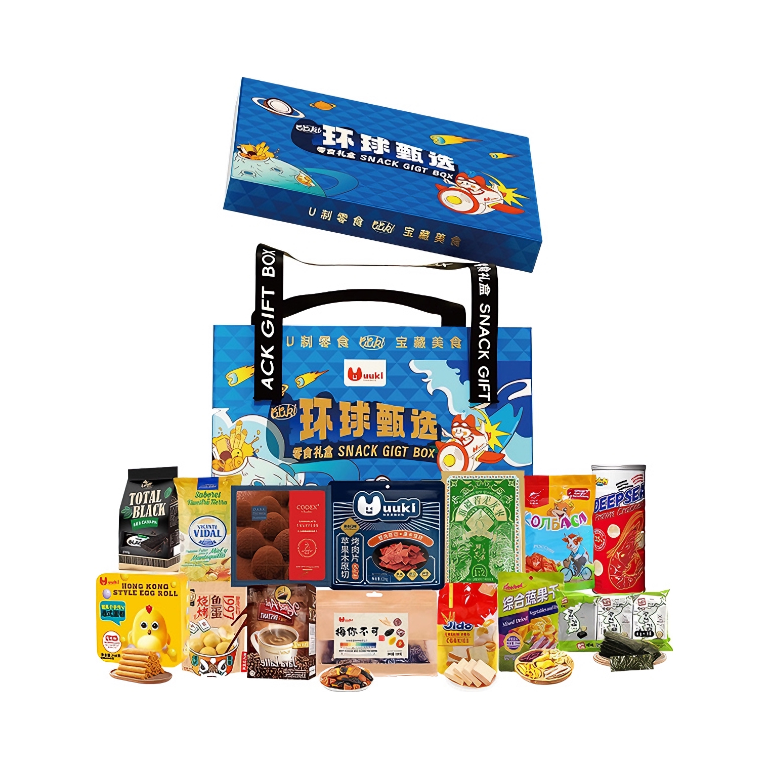 推荐商品：UUKI 藤野一村联名款 环球甄选 零食礼盒 2101g