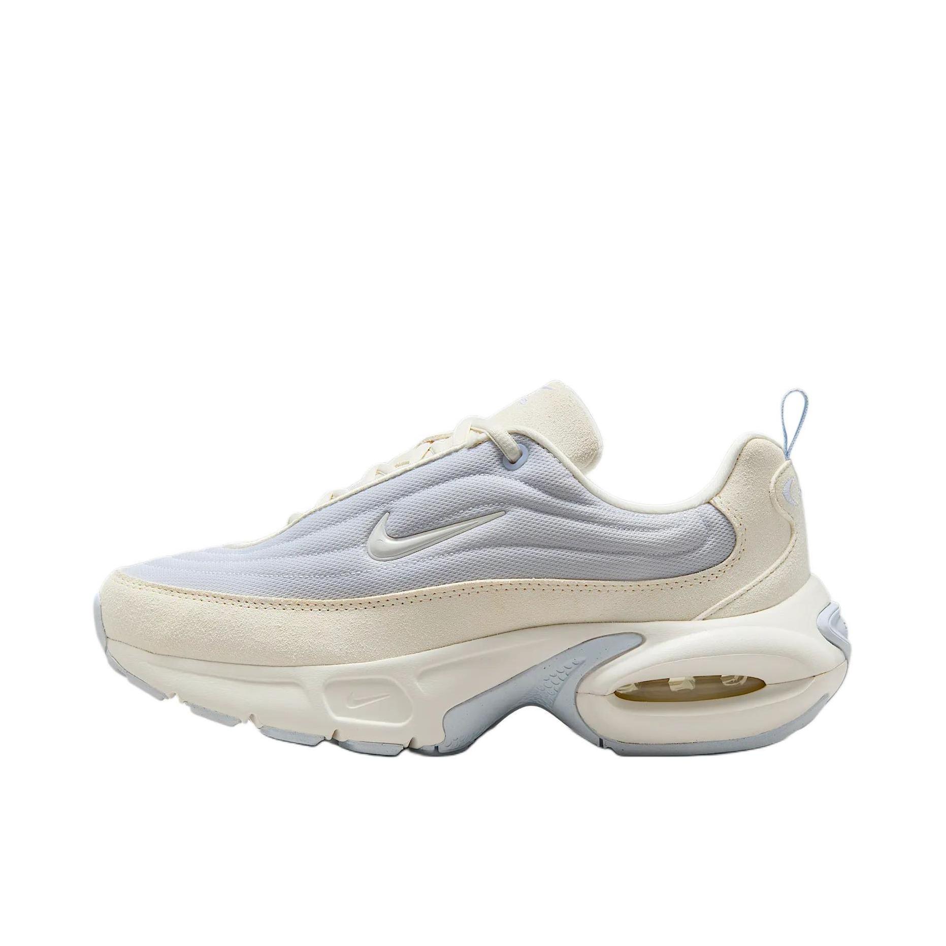 推荐商品：Nike Air Max Portal 运动休闲鞋 防滑耐磨低帮系带舒适缓震百搭时尚增高气垫复古贴合 灰色/米色