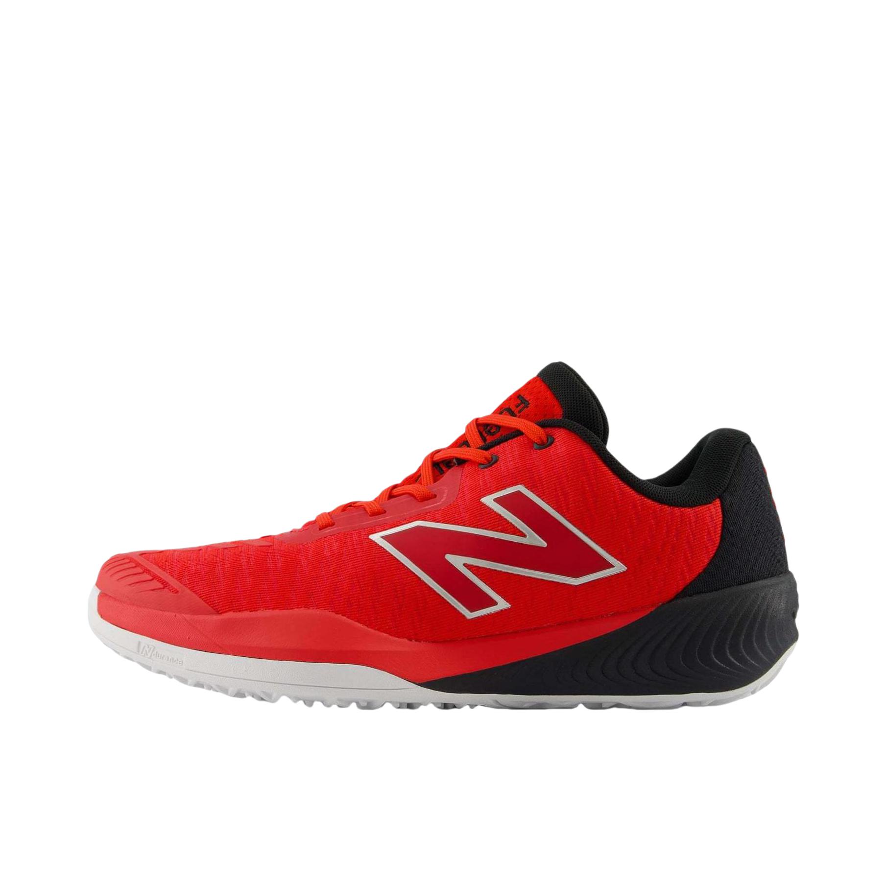 推荐商品：New Balance Fuel Cell 996 v5 防滑耐磨 舒适稳定 织物 网球鞋 4E宽/红色/黑色