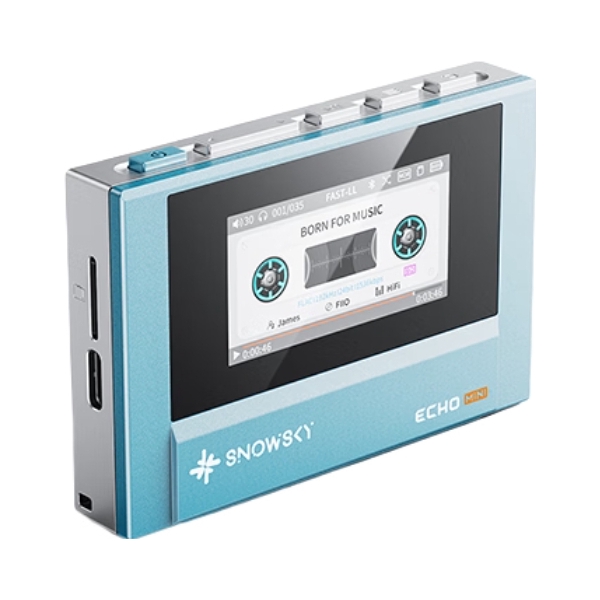 推荐商品：FiiO/飞傲 雪漫天ECHO MINI MP3/MP4音乐播放器 复古动态UI 15h超长续航