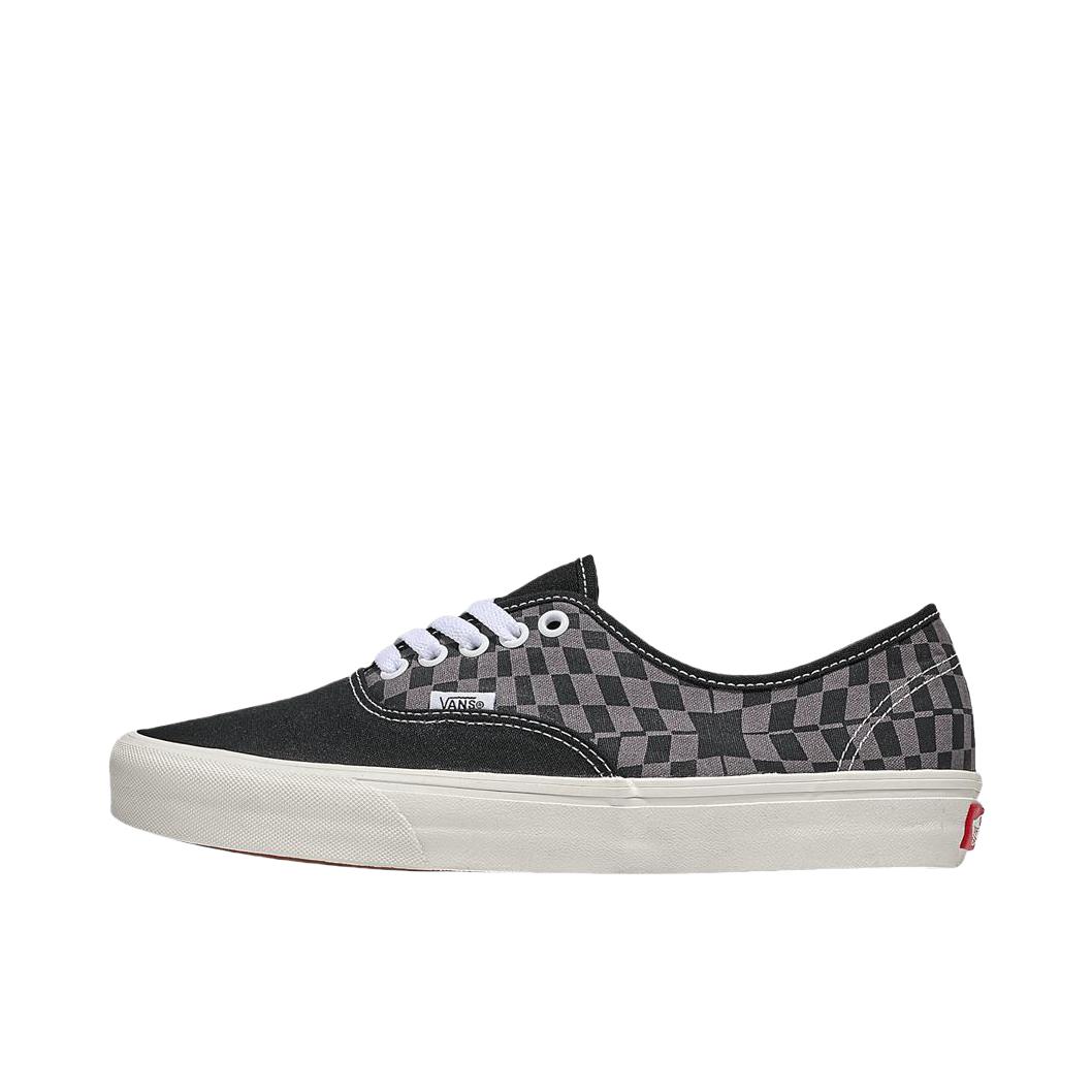 推荐商品：Vans/范斯 Authentic 潮流休闲 轻便舒适 防滑耐磨 百搭运动 复古 板鞋 黑色/灰色方格