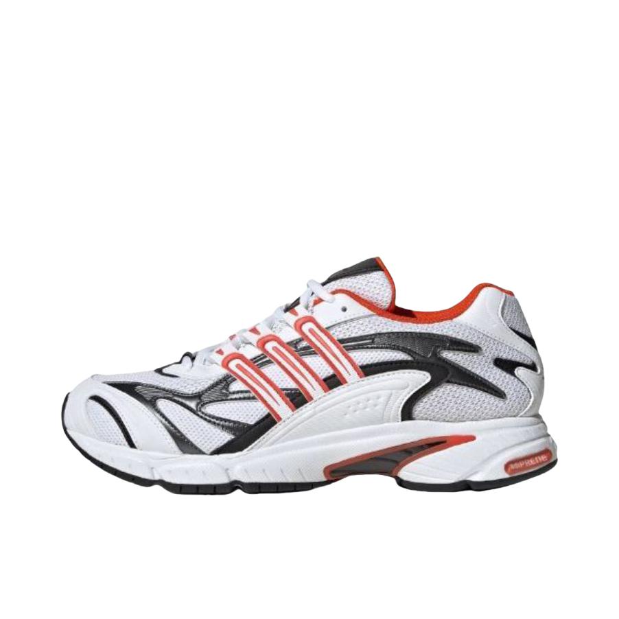 推荐商品：adidas Temper Run 2.0 运动休闲鞋 防滑耐磨网面透气减震轻质千禧风 白色