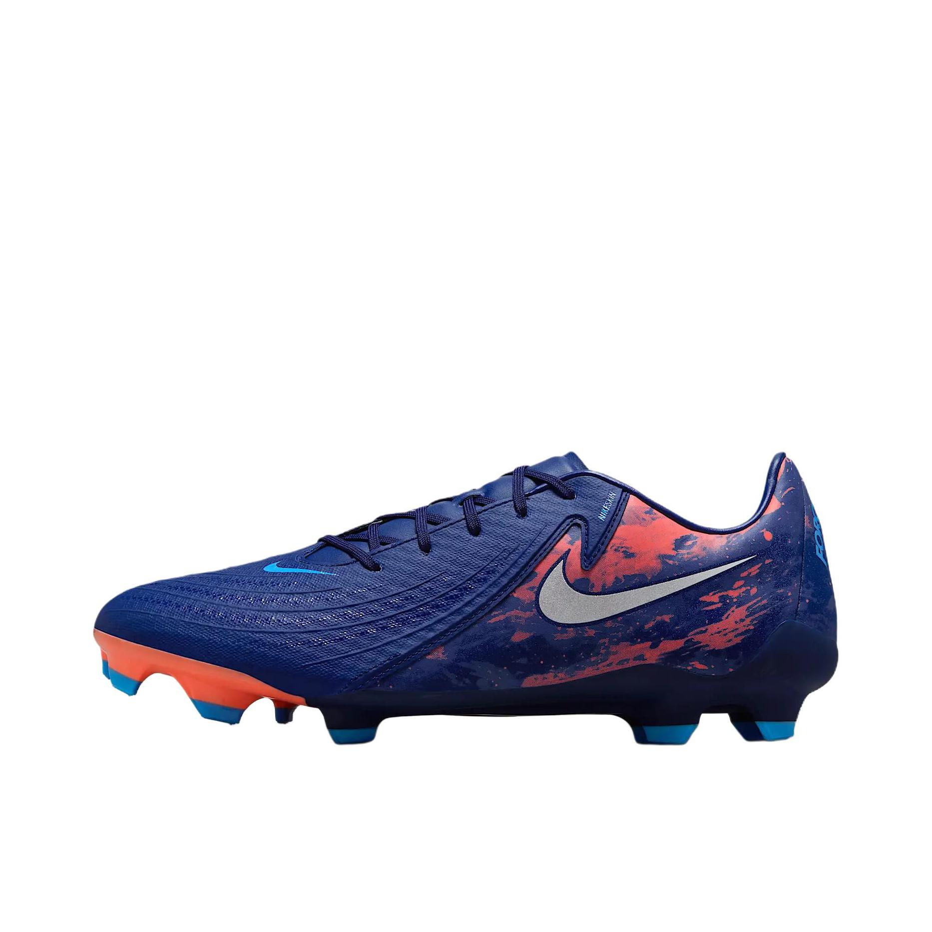 Nike Phantom GX 2 Pro FG 次顶级 胶质长钉 人造草地 防滑耐磨 足球鞋 蓝色