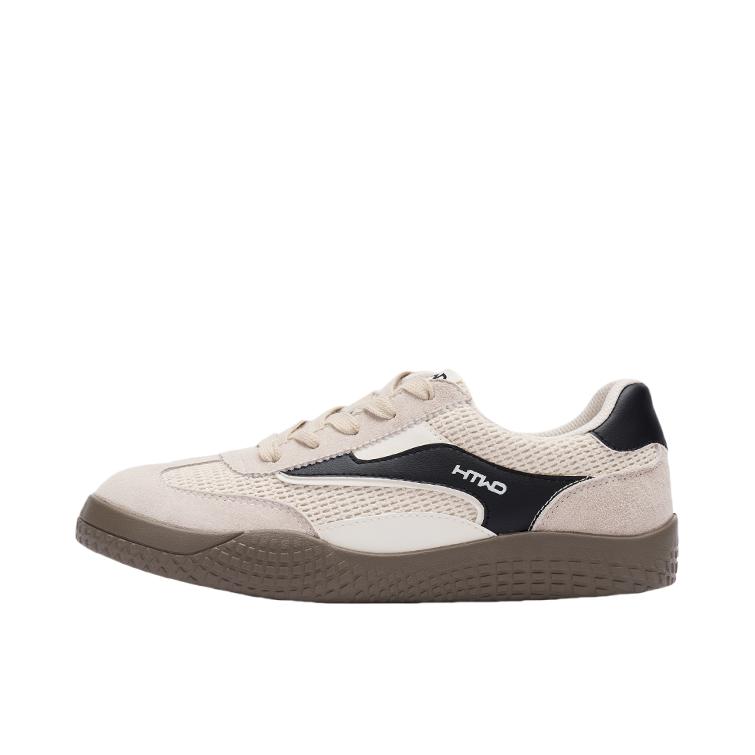 推荐商品：热风 运动休闲鞋 德训鞋平底轻便百搭软底 H14W25712 女款/米色/黑色