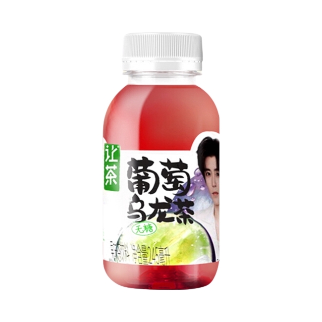 推荐商品：让茶 葡萄无糖乌龙茶 245ml 瓶装