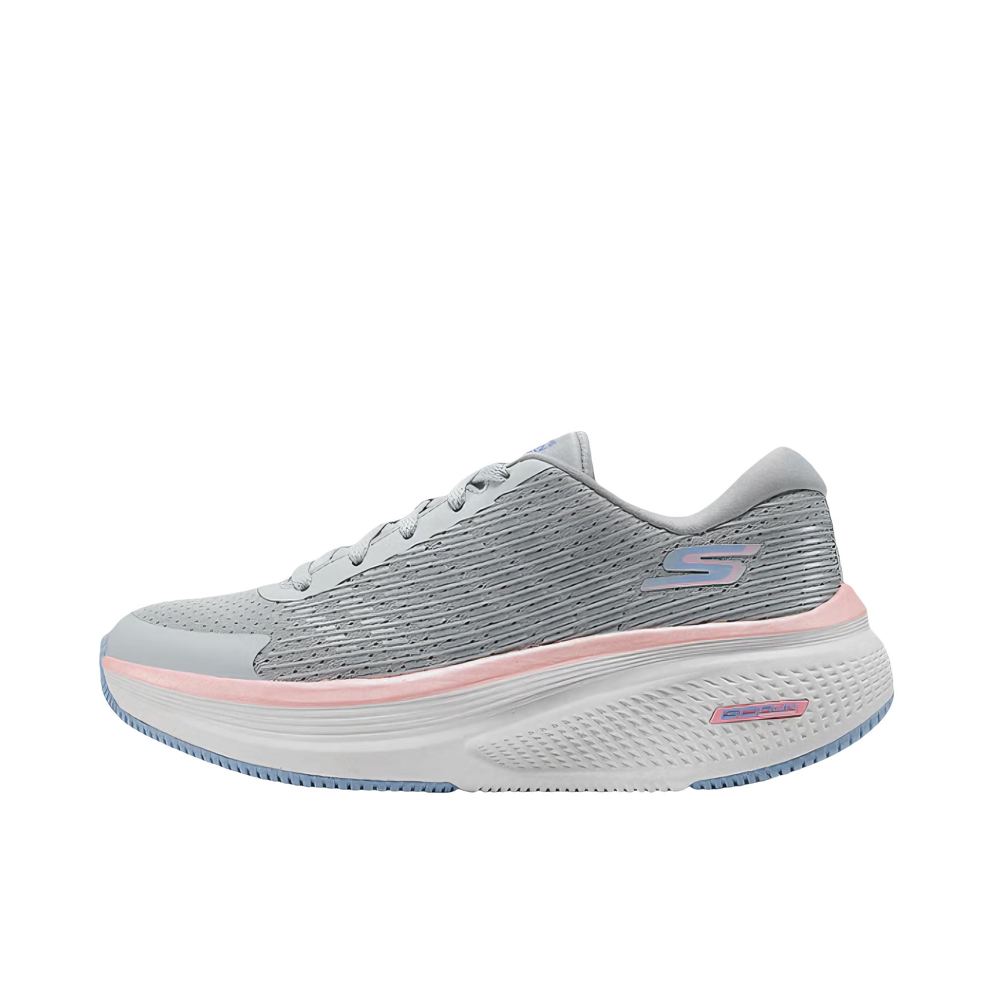 推荐商品：Skechers/斯凯奇 Go系列 轻便 透气 圆头 系带 运动休闲鞋 129008 女款/灰色/粉红色