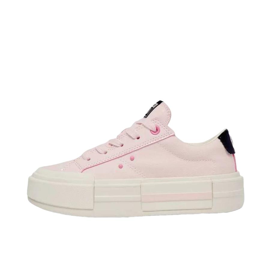 推荐商品：Converse/匡威 All Star Cruise 帆布鞋 增高舒适简约防滑耐磨低帮圆头支撑 粉色/黑色
