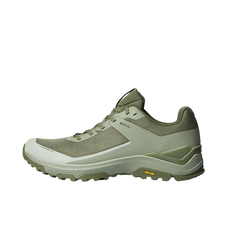 推荐商品：VAUDE/巍德 界山 GTX 防水 防滑 登山鞋 凯乐石联名/灰绿色/灰褐色