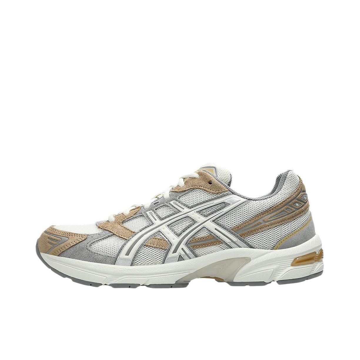 推荐商品：Asics/亚瑟士 Gel-1130 跑鞋 防滑耐磨缓震抓地织物网布透气复古马拉松短跑贴合圆头千禧风 米色/卡其色