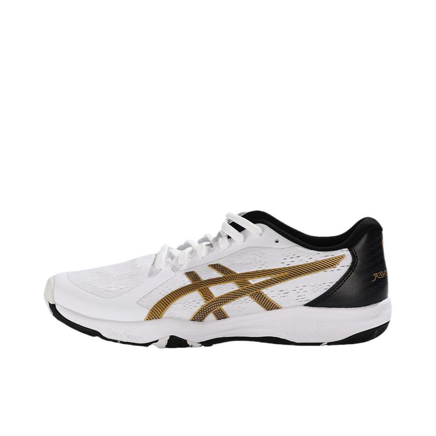推荐商品：【陈梦同款】Asics/亚瑟士 Dynafeather 减震 耐磨 吸汗 乒乓球鞋 白色/金色