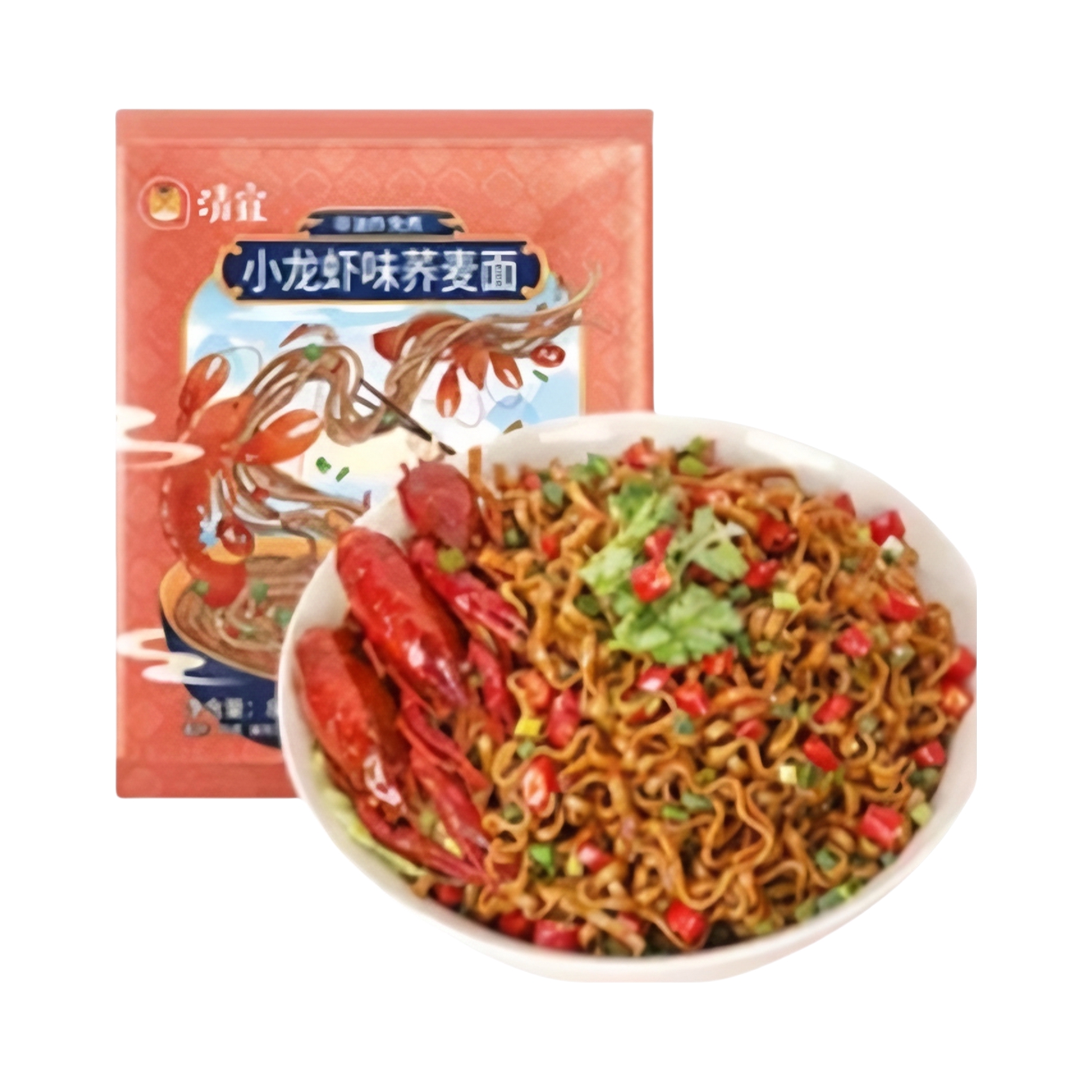 推荐商品：清宜 荞麦面 80g 袋装 免煮非油炸饱腹